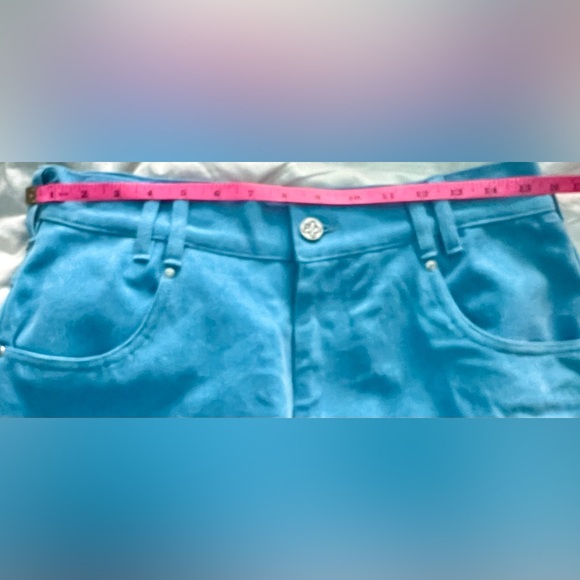 Disney x Marshall Columbia Little Mermaid Embroidered High-Waist Denim Shorts - Picture 12 of 12
